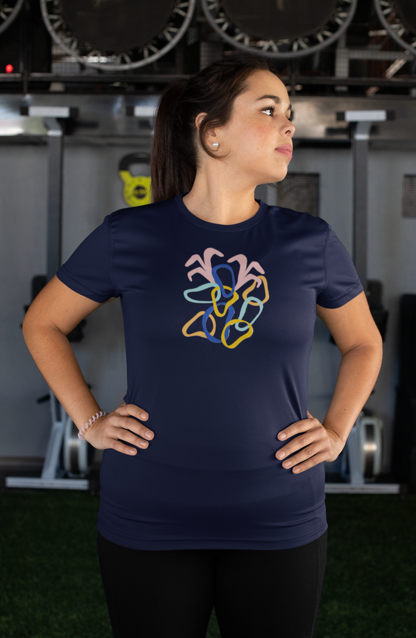 Plus Abstract Boho T-Shirt