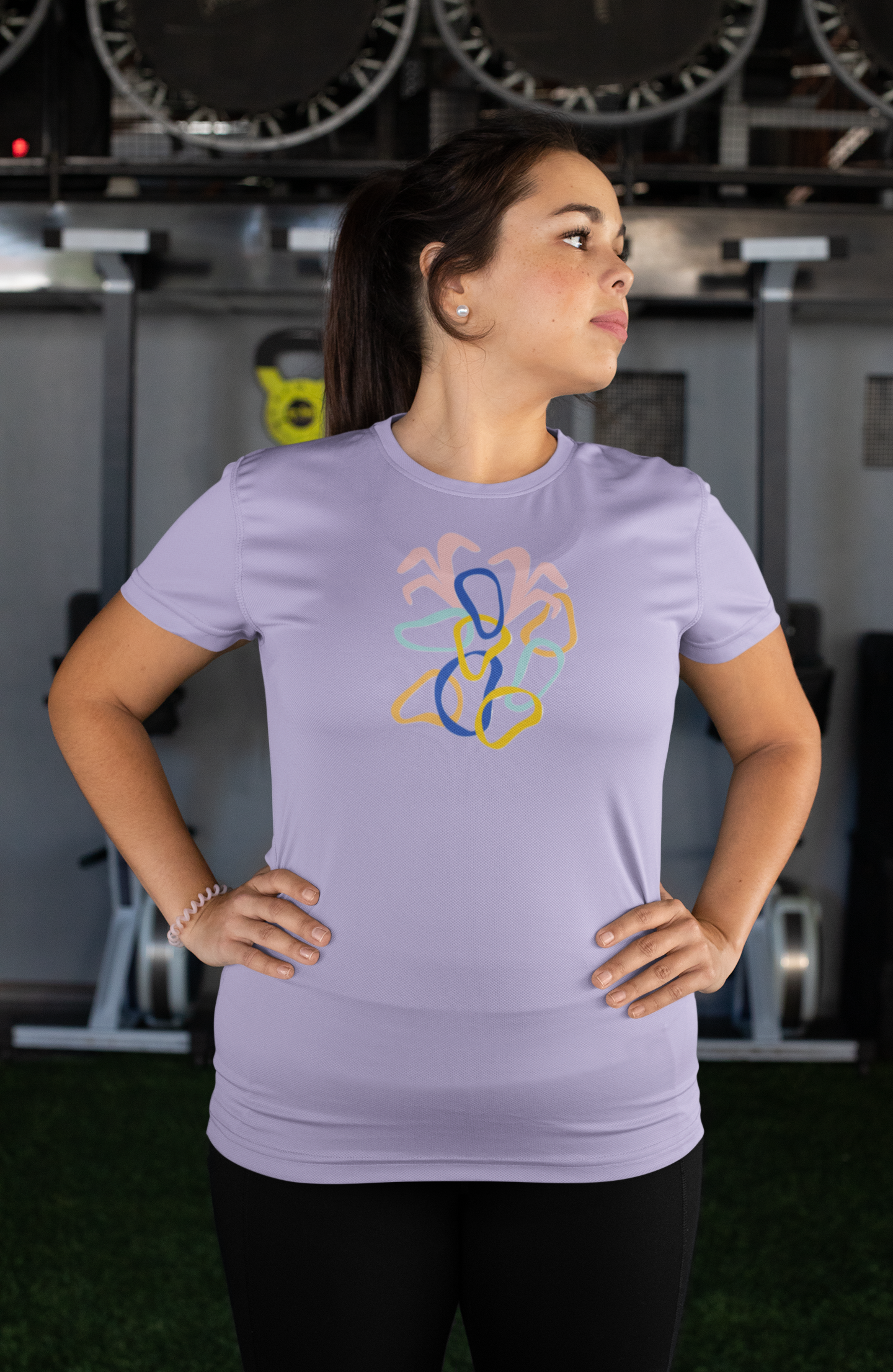 Plus Abstract Boho T-Shirt